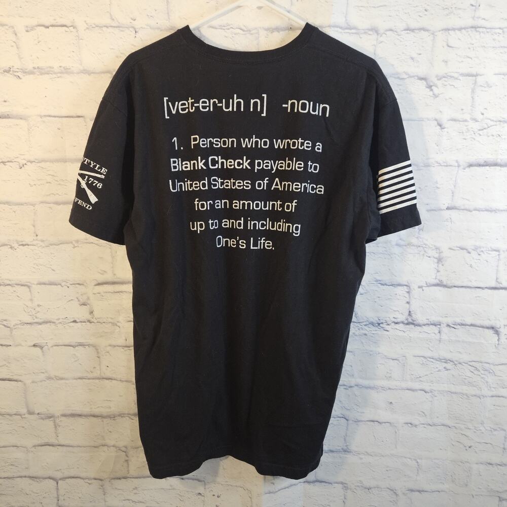 grunt style veteran men's XL t-shirt - Picture 3 of 4